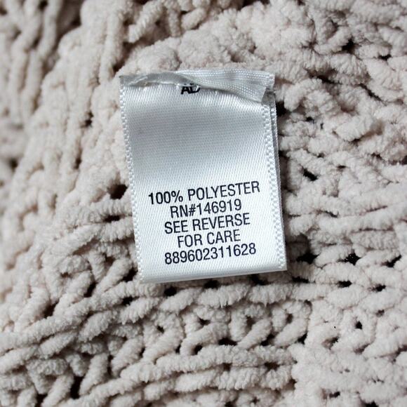 Candie’s Light Pink Braid Detail Knit Sweater Size S Juniors - Picture 7 of 7